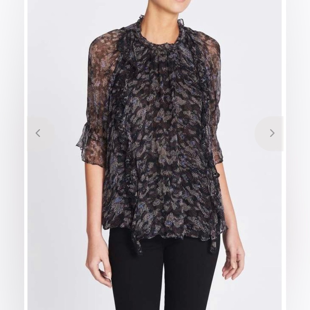 IRO Patterned Blouse - image 5